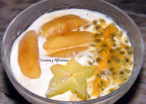 postre maracuya y manzana 1