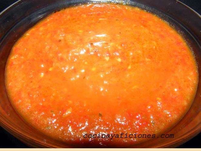 Sofrito de tomate, receta