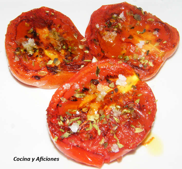 Tomates a la plancha, receta