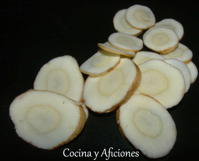 Chips (crujientes) de chirivía, receta