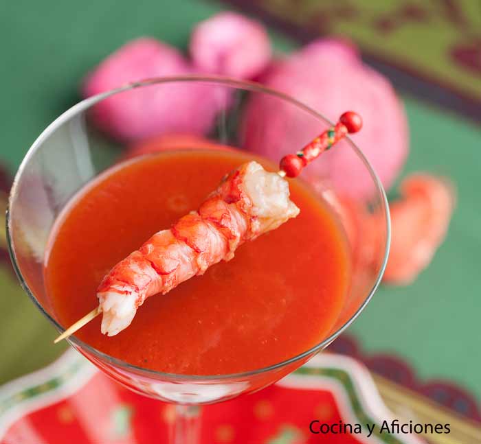 Bloody Mary con toque de carabineros