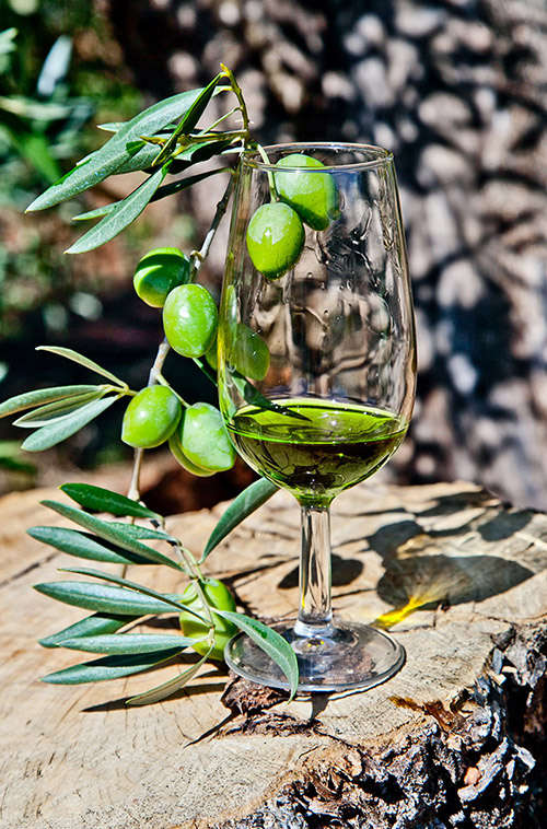 aceite y olivas