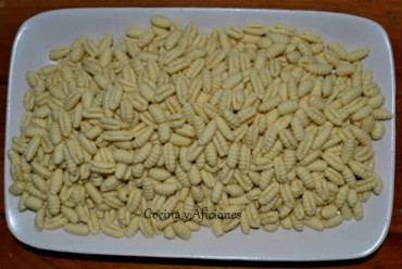 Pasta: Gnocchetti  sardi.