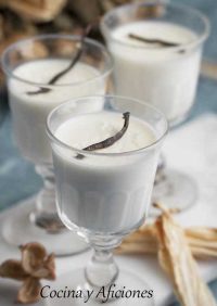 panna cotta con toque de vainilla