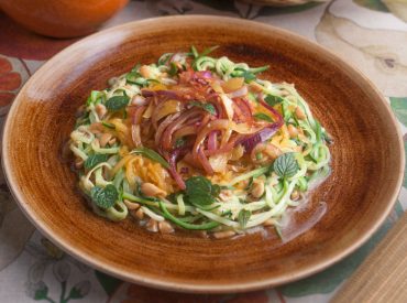 Ensalada de espaguetis vegetales con vinagreta thai ¡¡DELICIOSA!!