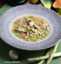 Garmugia la sopa de verduras de La Toscana, una receta muy primaveral.