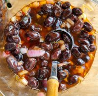 Aceitunas aliñadas al estilo de mi Padre, receta rica y molona.