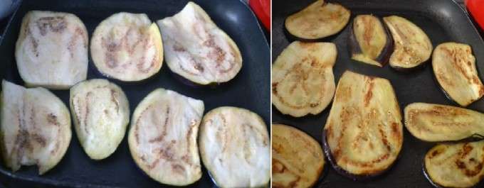 preparando las berenjenas