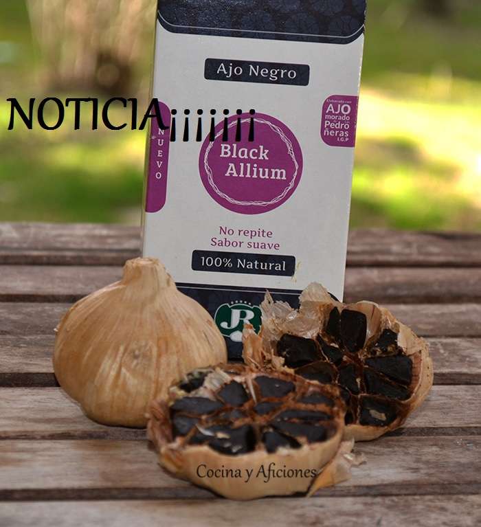 Ya se puede comprar «black allium» (ajo negro) on-line