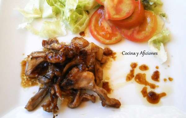 chuletas de conejo en escabeche