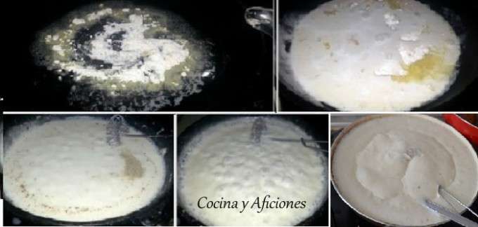 salsa bechamel paso a paso