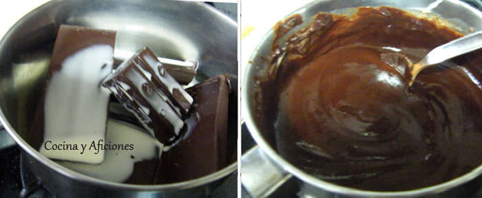 fundir el chocolate 