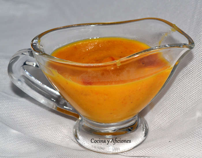Salsa de naranja y romero, receta paso a paso.